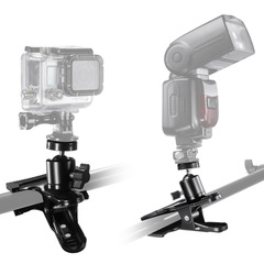 花生支架大力夾 防滑金屬鐵球萬向支架大力夾相機大力夾花生支架