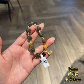 和田玉蜜蜡沉香手链轻奢小众设计感高级感气质百搭手串手饰6918