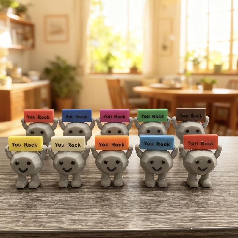 Cross-Border New Model You Rock "Motivational Stone Gift" Motivational Stone Desktop Ornament Figurine