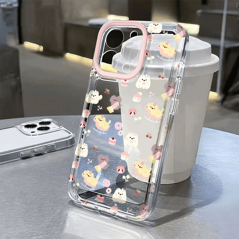 Классный защитный чехол для телефона совместимый с Apple iPhone14, space cute, 13, 16promax