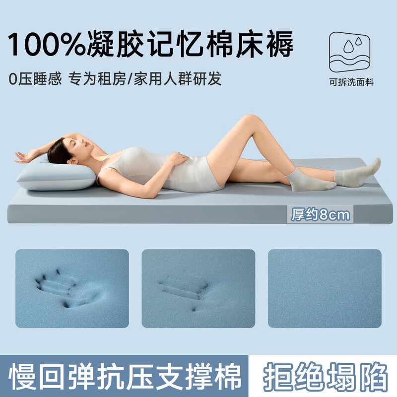 Student Memory Foam Mattress Dormitory Single Slow Rebound Anti-Collapse 90X190 Soft Mattress Pad for School Use Student Memory Foam Mattress Dormitory Single Slow Rebound Anti-Collapse 90X190 Soft Mattress Pad for School Use