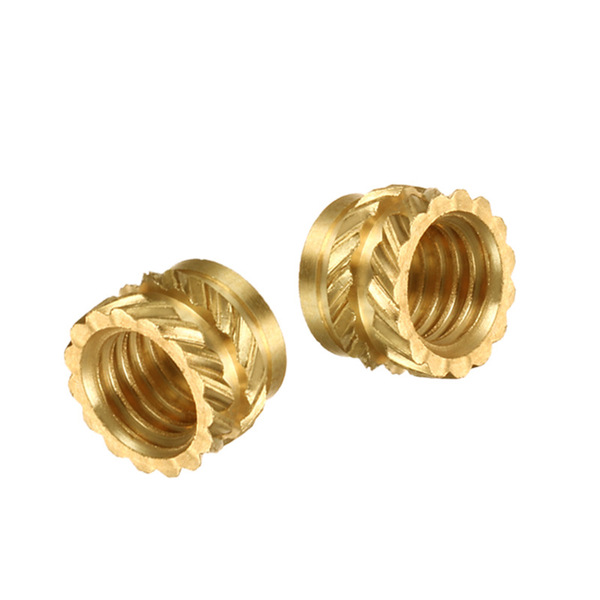 Copper nut M3M4M5 Tuba twill injection molded embossed knurled nut…