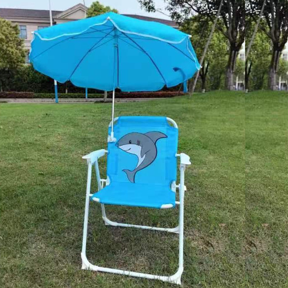 Amazon mejores ventas de niños sillas plegables al aire libre con paraguas sillas de camping portátiles taburetes pequeños taburetes Maza sillas paraguas