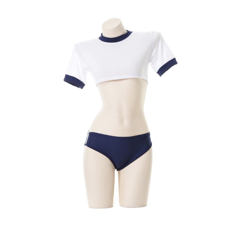 Sexy Lingerie High Slit Strap Gymnastics Suit Sexy Hollow Private Room Sexy Gymnastics Sportswear Student One Piece