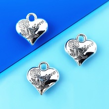 2*2cm�����Ͻ�DIY��Ʒ�������õ�廨Love���ĵ�׹�ֹ��������