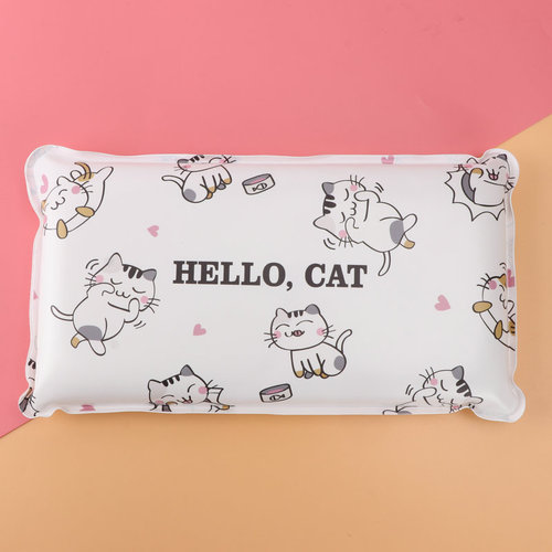 Summer cartoon cute student nap pillow adult cooling sponge ice pad children breathable foam cotton cooling ice pillow