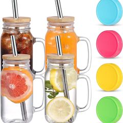 Wholesale Manufacturer Amazon Transparent Cold Drink Bottle Milk Tea Ice Coffee Cup Letter Rooster Cup Straw Holder Cup