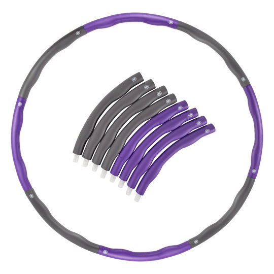 Net red hula hoop weighted fitness hula hoop foam removable hula hoop adult children hula hoop wholesale