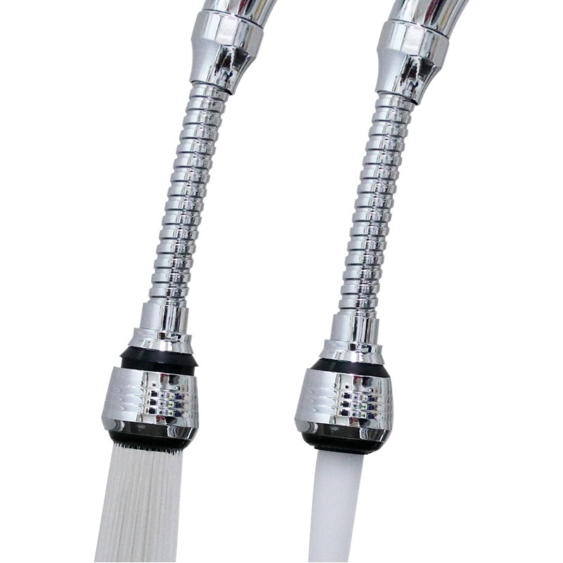 Grifo a prueba de salpicaduras de la cabeza alargada boquilla de filtro de cocina boquilla de ducha ahorrador de agua grifo de pelele extensor