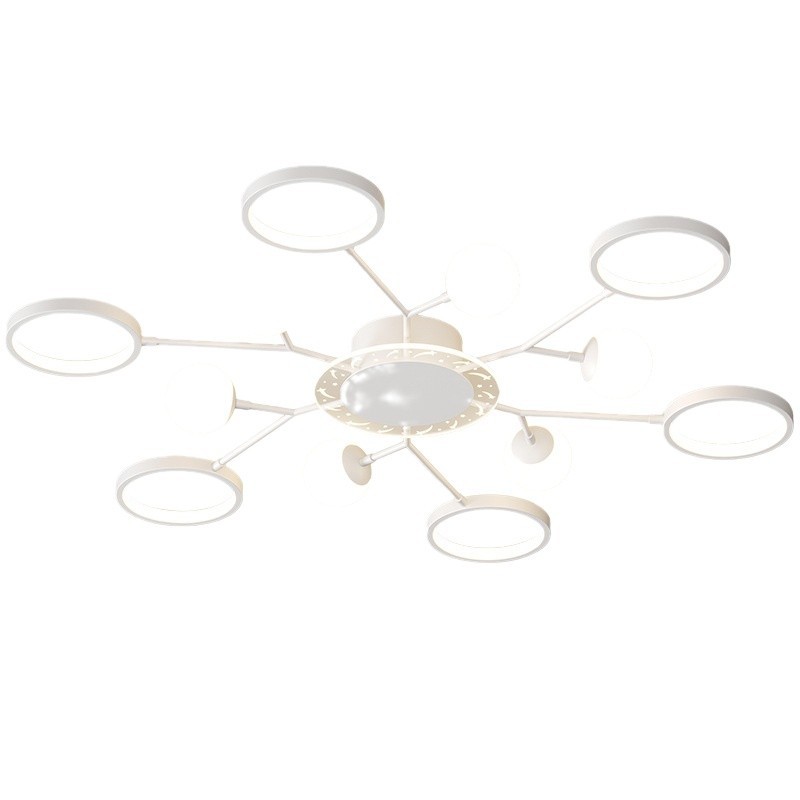 Luz principal de la sala de estar en 2025, nueva luz de vestíbulo popular, iluminación Guangdong Zhongshan, paquete completo de tres habitaciones y dos salas.