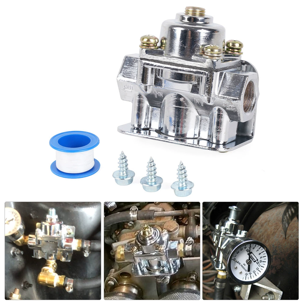 Аксессуары для модификации автомобиля, карбюратор из цинкового сплава 3/8, топливный клапан 12-804 12-803, регулятор давления топлива