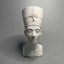 批发纳芙蒂蒂半身像古埃及博物馆复刻石膏像雕塑家居软装桌面摆件