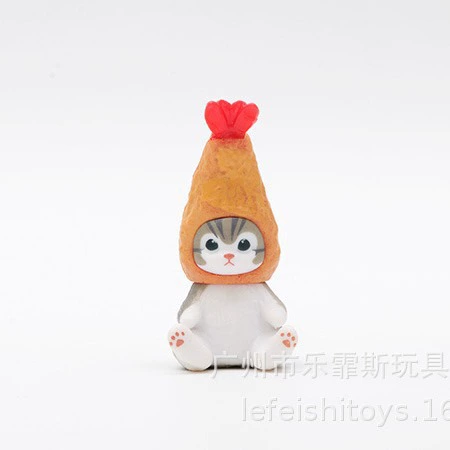 Ортез для осанки, акула, детская минифигура, игрушка, кукла, котенок, кошка, игрушка-капсула