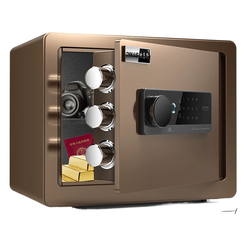 Onais безопасный домашний маленький WIFI пароль офисный сейф противоугонный мини-сигнализация от отпечатков пальцев