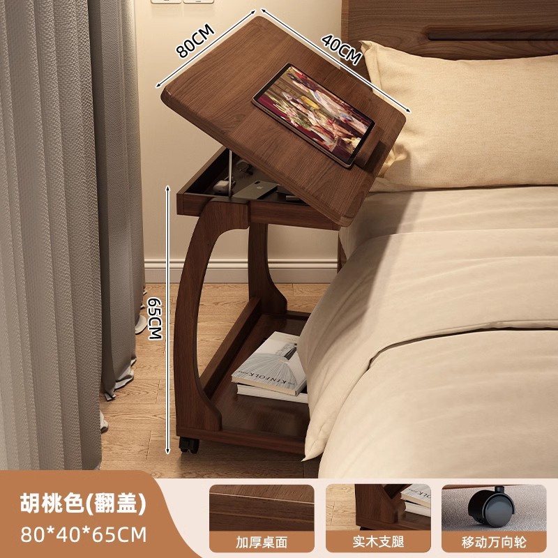 Substitución de mesas de cabecera nicho de diseño familiar dormitorio 2025 explosión creativa mesas de cabecera varios estantes de artículos