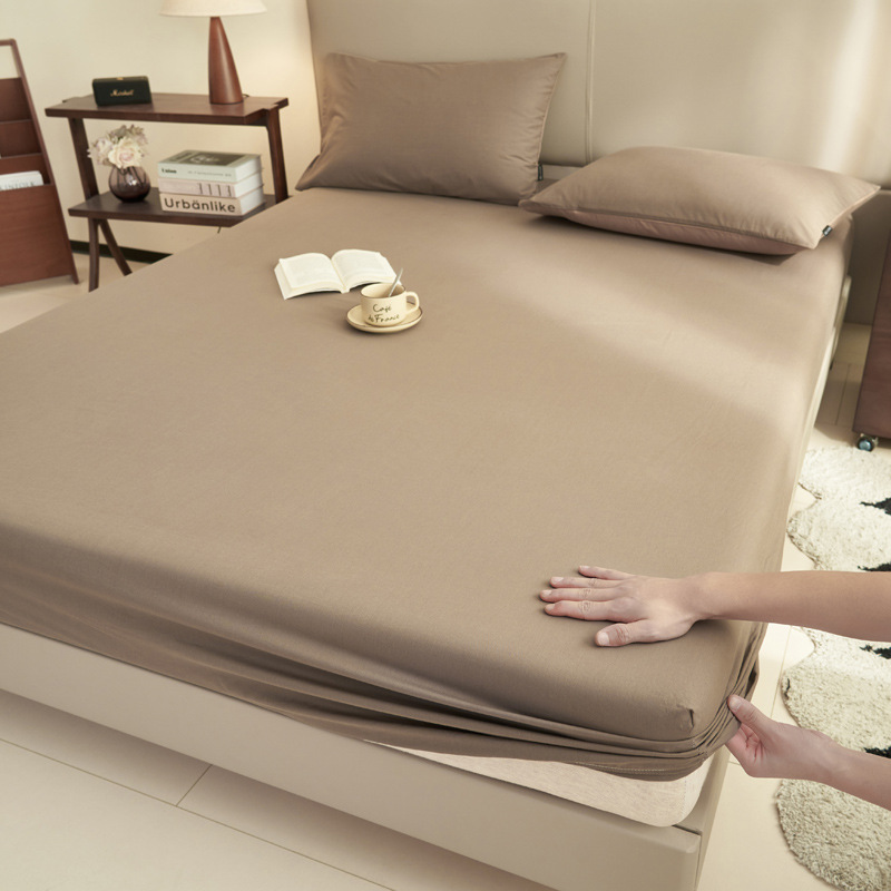 Nuevo estilo de sábana de algodón puro pieza individual 100 funda de cama de algodón juego de tres piezas de funda de colchón todo incluido funda de cama 2025 nuevo