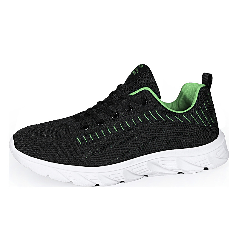 Zapatos para correr para hombre 2025 primavera nuevos zapatos para correr ligeros zapatos de malla transpirables de suela suave antideslizante zapatos deportivos de ocio con absorción de impactos para hombre