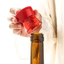 日本KM旋转式抽真空红酒塞家用不漏气红酒塞密封洋酒葡萄酒瓶盖