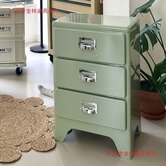 床头柜小型北欧中古风INS风简约沙发边柜储物抽屉柜网红收纳柜子