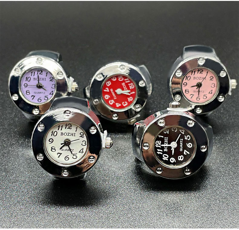 15g Weight Quartz Glass Mirror Material Stainless Steel Strap Material Watch Rings Classification Pointer+Number Display Type Round Dial Shape Casual, Daily, Shopping Occasion Quartz Movement Round Pattern All Seasons Season Unisex Gender Retro, Classic Style Style Retro Classic Style Round Quartz Watch Rings