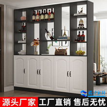 实木玄关柜鞋柜一体进门家用门口欧式客厅屏风隔断简约客厅隔断柜