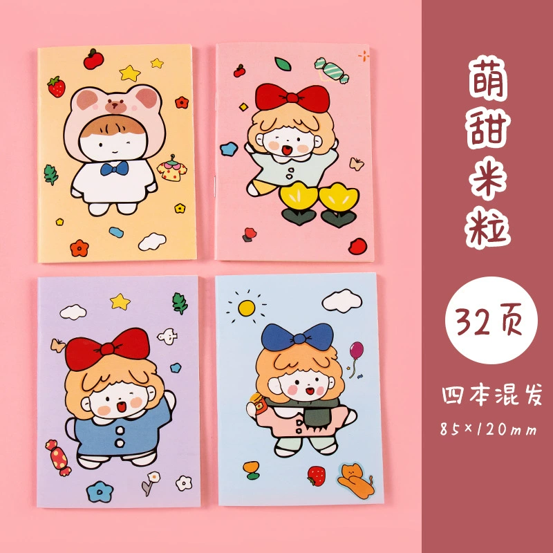 Handheld Notebook, Cute Covers, 8.5×12 cm, Lightweight for Elementary Students