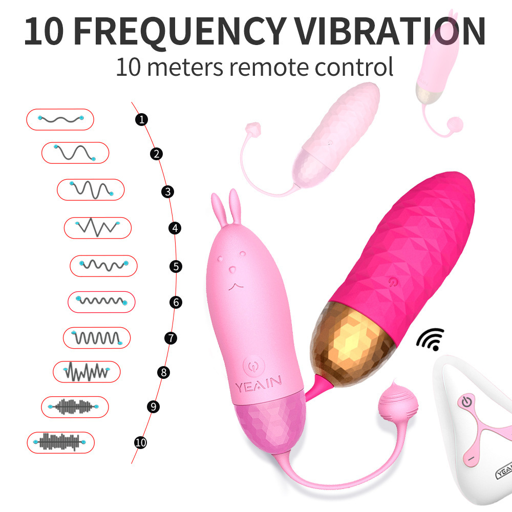 Springendes Ei, weibliches Masturbationsgerät, Spaßspielzeug für Erwachsene, Sexprodukte, Fernbedienung, Flirten, starke Vibration_voghion.com