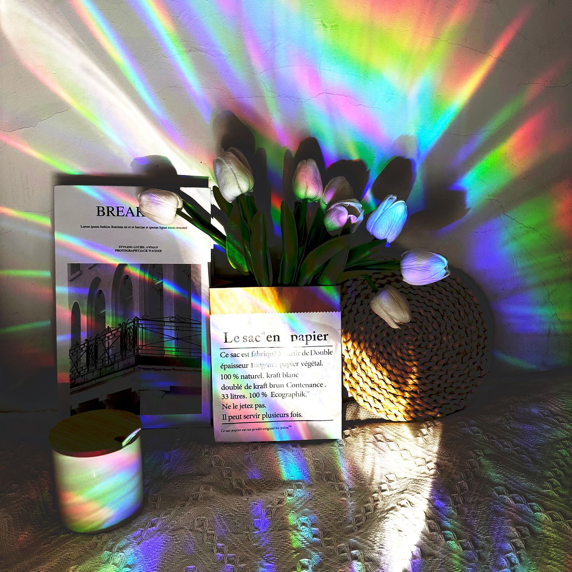 New Sunshine Catcher Colorful Anti Collision Glass Home Decoration with Adhesive Prism Laser Window Sticker_voghion.com