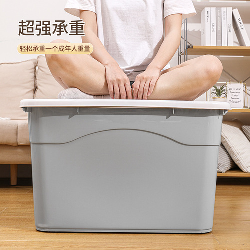 Large Capacity Home Storage Box for Blankets, Clothes, Pants, Toys - Extra Large Plastic Storage Cabinet