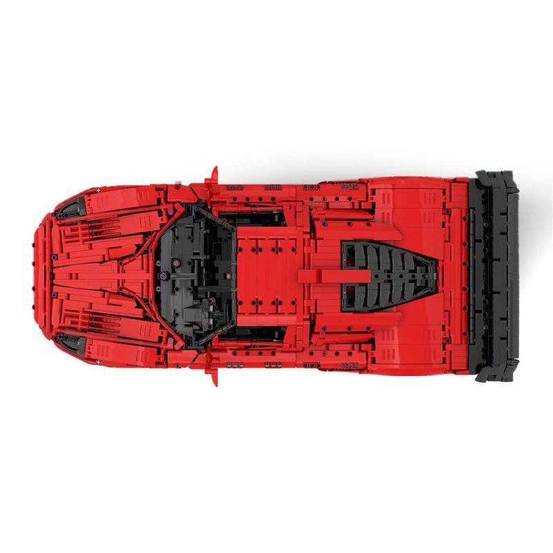 (Cross-border trading), constructor, supercar, car model, red toy, scale 1:8