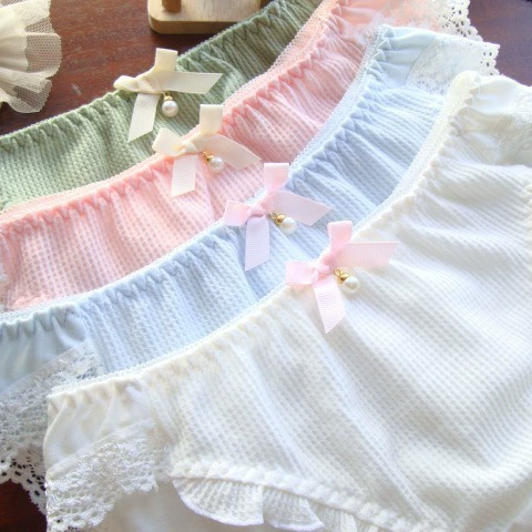 Pendant pearl, underwear, pants