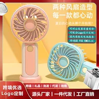 2025 новый портативный мини-вентилятор с бесшумной зарядкой через USB, трехскоростной настольный ручной вентилятор
