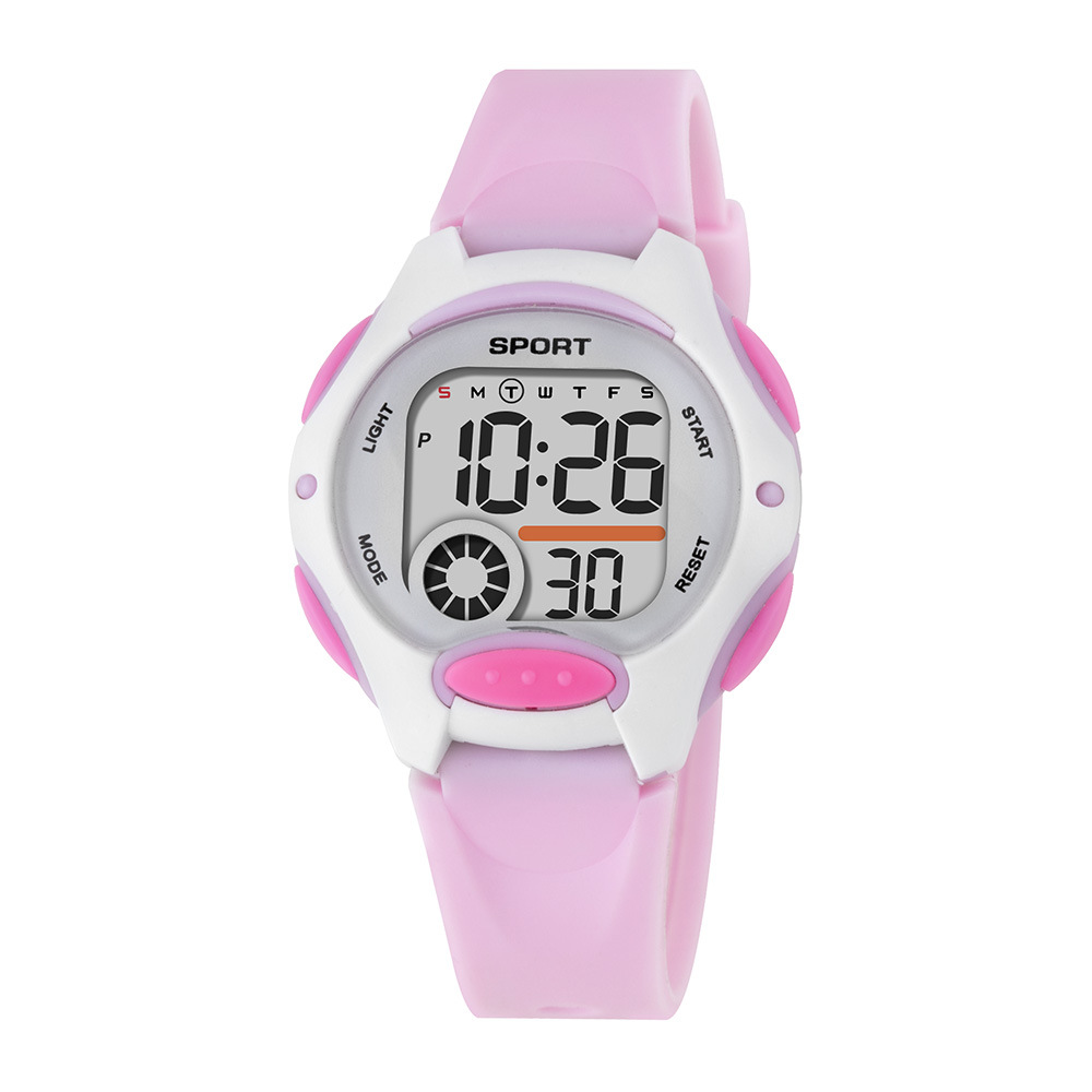 Estudiantes de secundaria y preparatoria campus reloj electrónico alarma hombres y mujeres al aire libre multifunción cronógrafo luminoso reloj electrónico spot