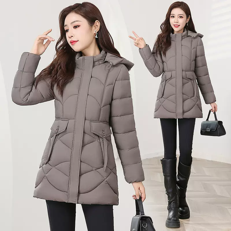 批发2025秋冬新款女装棉服时尚外套大码棉衣厂家