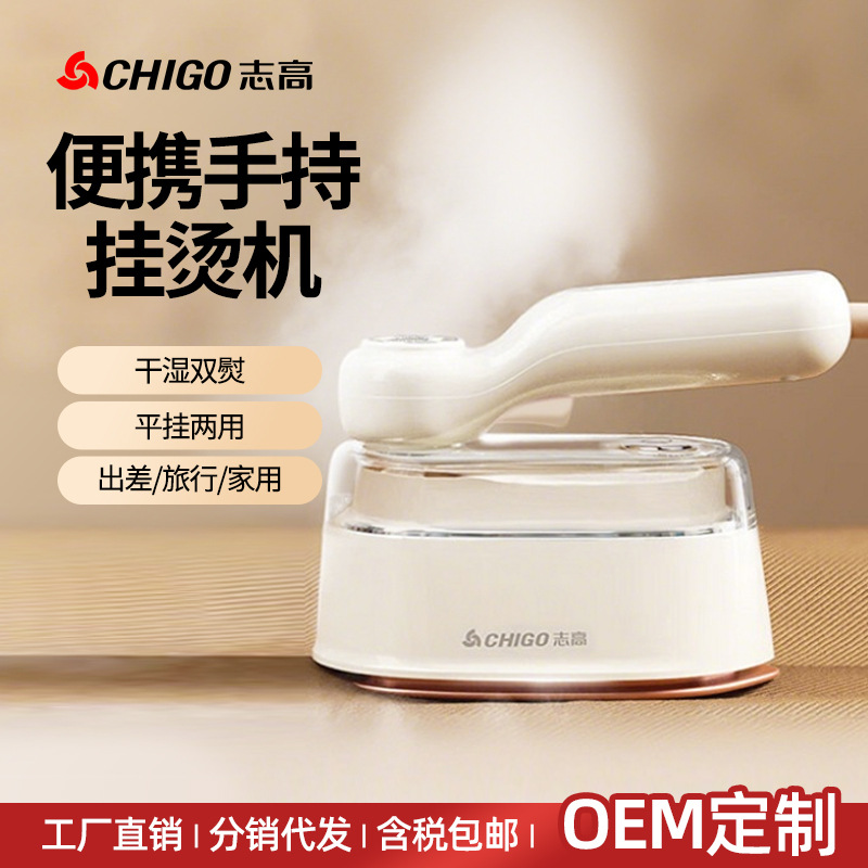 Chigo Steam Garment Steamer Ironing Machine for Home Use, Handheld, Small, Mini, Portable Electric Iron for Business Trips and Travel