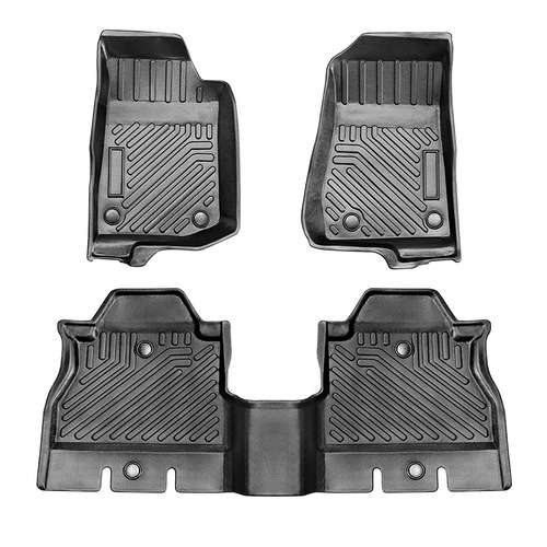 Car Floor Mats for Jeep Wrangler JK & JL Models – TPE Foot Mats for Sahara/Rubicon Versions