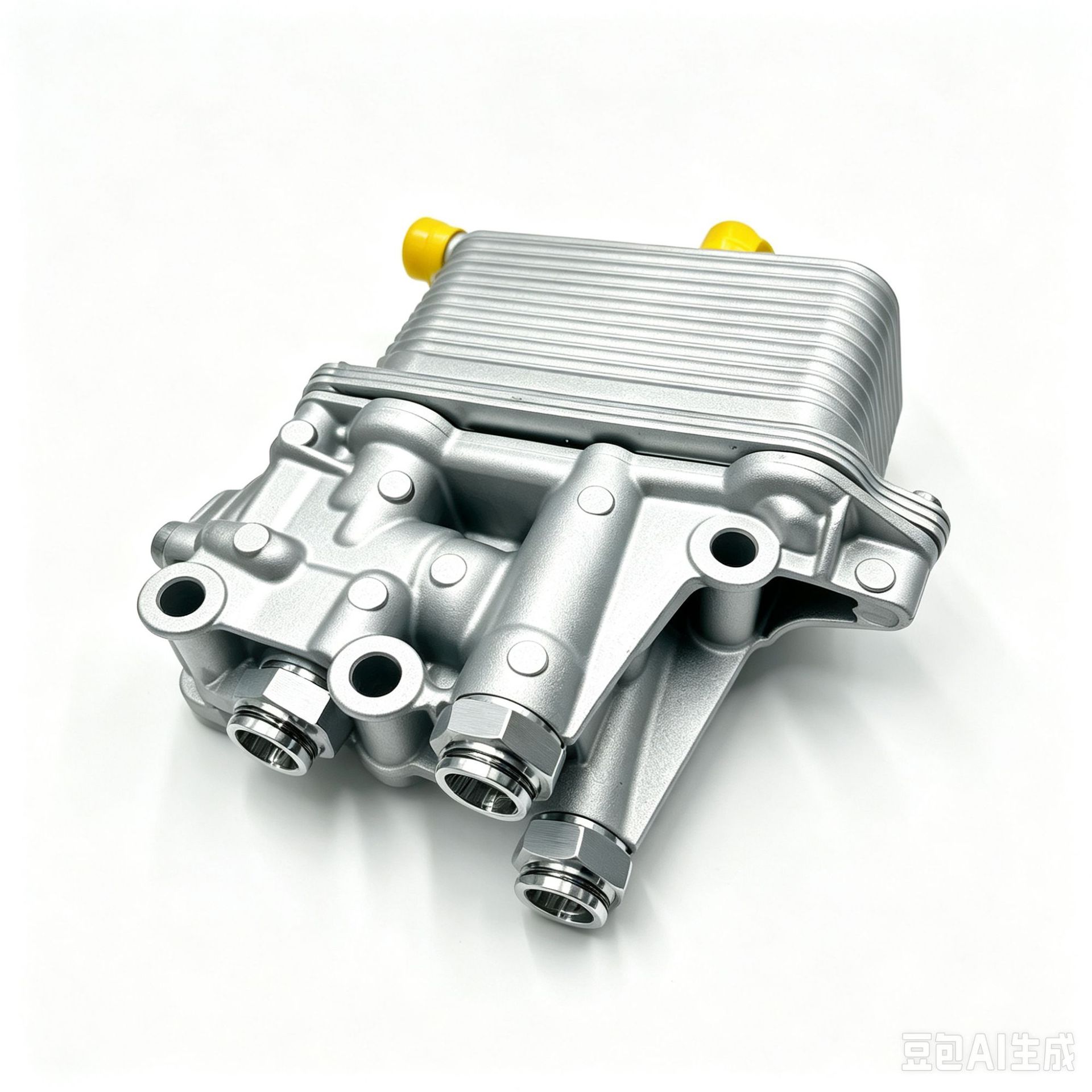 68485460AB   Automotive oil cooler assembly, aluminum alloy radiator core, engine lubrication system