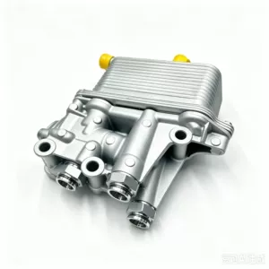 68485460AB   Automotive oil cooler assembly, aluminum alloy radiator core, engine lubrication system