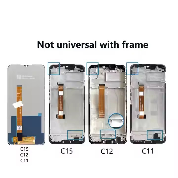 Aplicable a op realme C11 / C15 conjunto de pantalla LCD de teléfono realme C12 pantalla de teléfono móvil