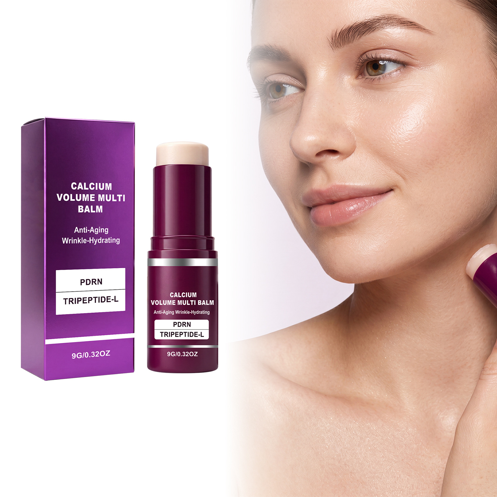 Rich and Multi-Effect Moisturizing Stick with Creamy Texture to Moisturize Face, Neck, and Lips, Pre-Makeup Skincare, Invisible, Long-Lasting, and Natural