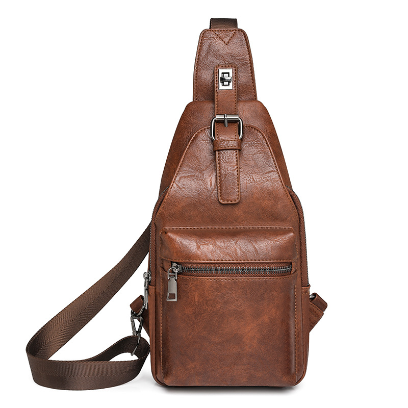 PU bag chest bag crossbody women's bag women's shoulder bag men's waist bag_voghion.com