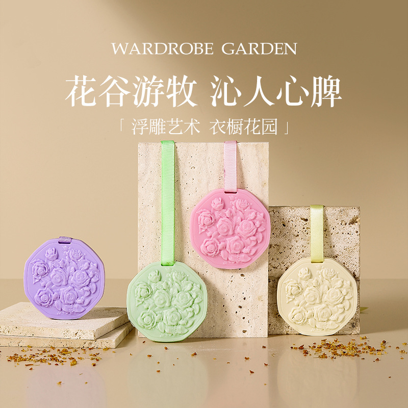 Flores fragrantes de té fragrantes tira magnética armario doméstico dormitorio perfumado perfumado