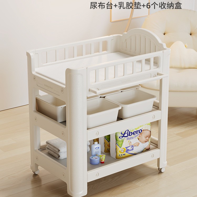 Babyviva pañales para bebés, tabla de cambio de pañales para bebés, tabla de baño, cama móvil para recién nacidos