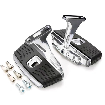 Front and Rear Pedal Brake – Motorcycle pedals - a-pair-of-rear-footrests-chrome-plating