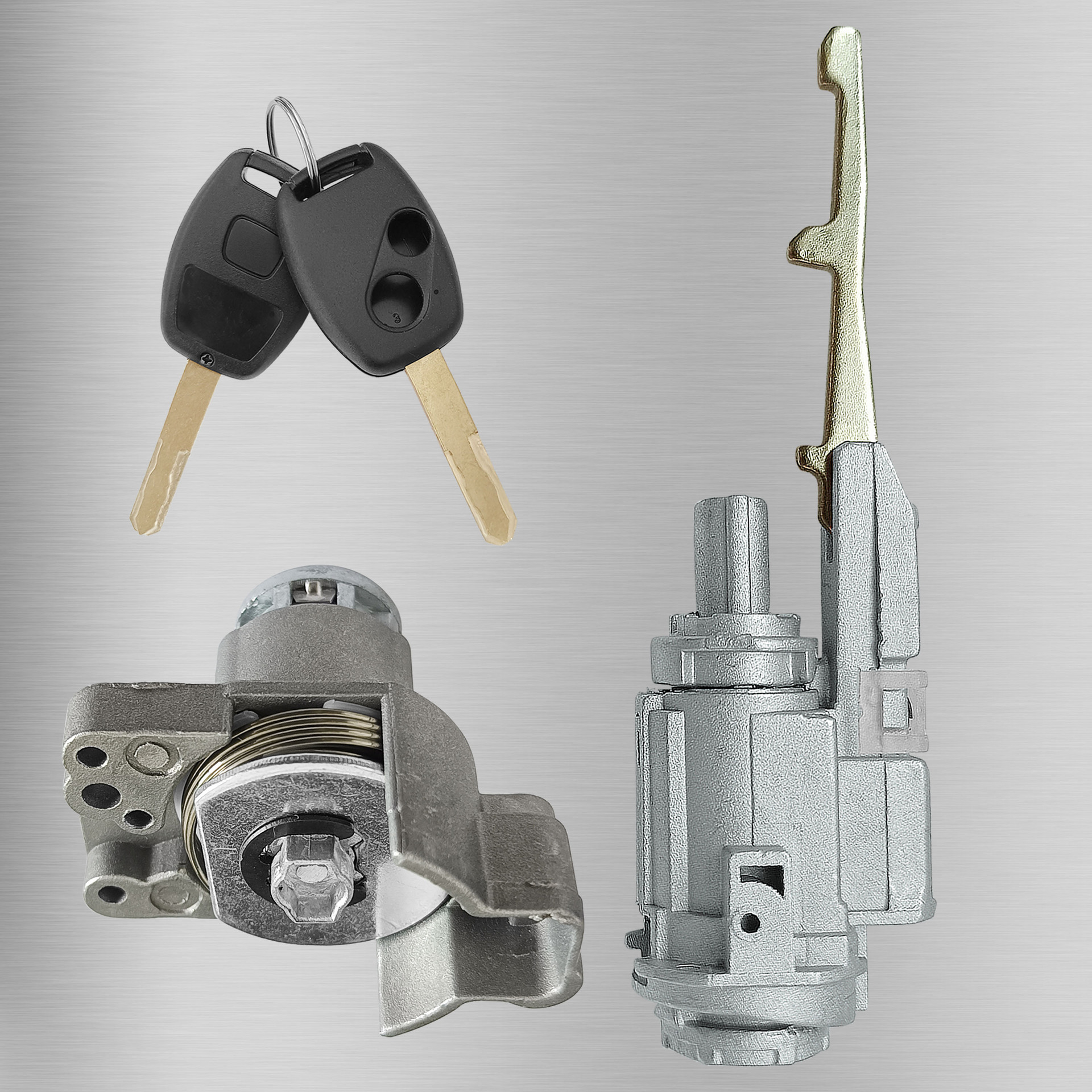 Aplicable a Honda 06 - 08 Civic 07 - 11CRV 09 - 11 Fit ignición llave de bloqueo de puerta cilindro 2 agujeros