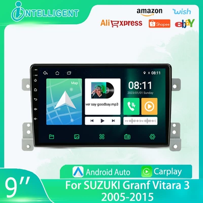 Suitable for Suzuki Super Vitra 05-15 Android central control GPS car navigation/smart Bluetooth carplay (DVD Navigation)