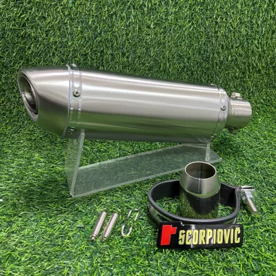 Gsx250 Universal, Motorcycle exhaust pipe - all-titanium-color