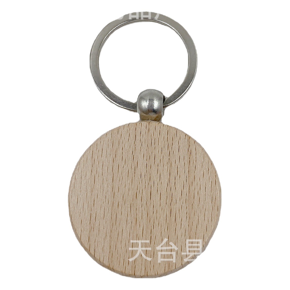 Llavero de madera de haya colgante de madera llavero de madera maciza regalo creativo se puede grabar con láser