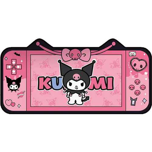 Cartoon cute children's room carpet Kuromi crystal gold diamond velvet floor mat non-slip bedside blanket carpet machine washable