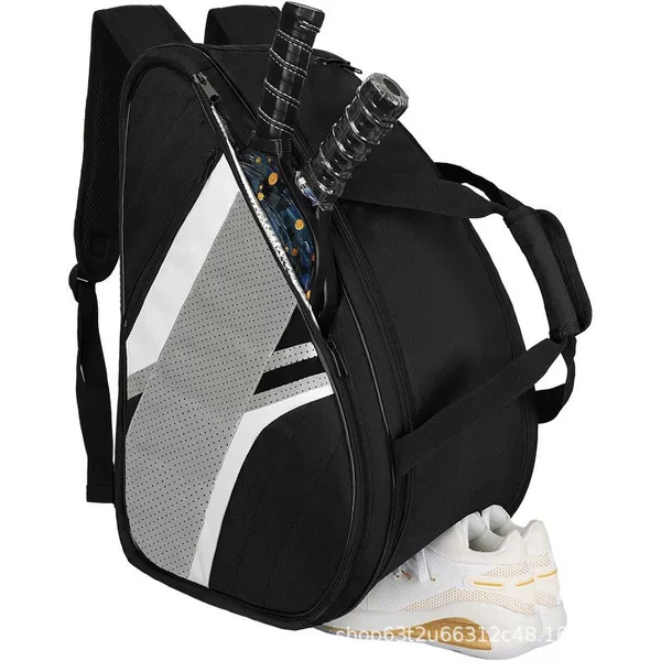 In-Stock Pickleball Racket Backpack with Ball Bag, Waterproof Sports Gear Bag, Breathable Shoe Compartment, Racket Storage Bag